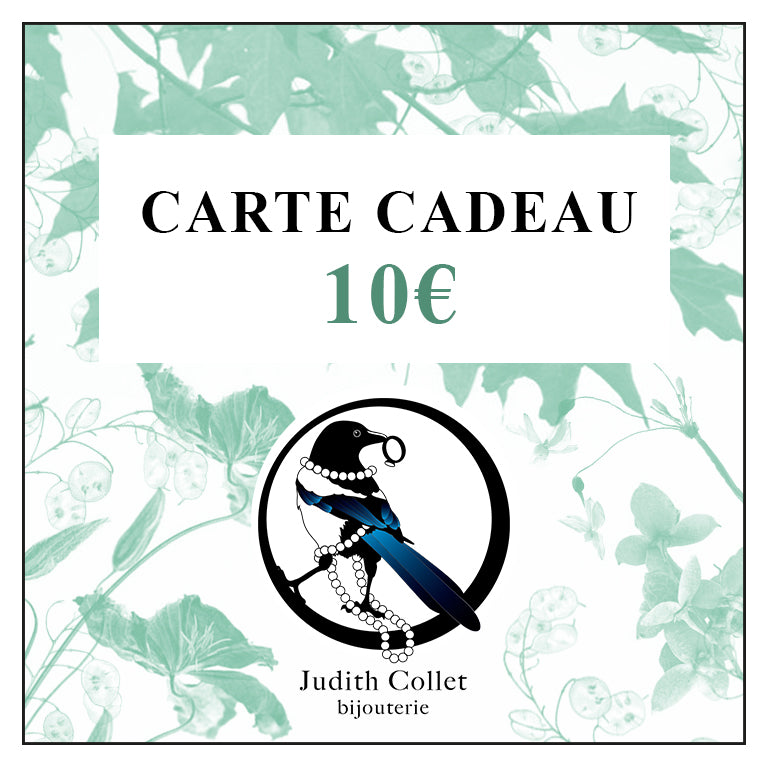 Carte cadeau bijouterie 10 euros Judith Collet