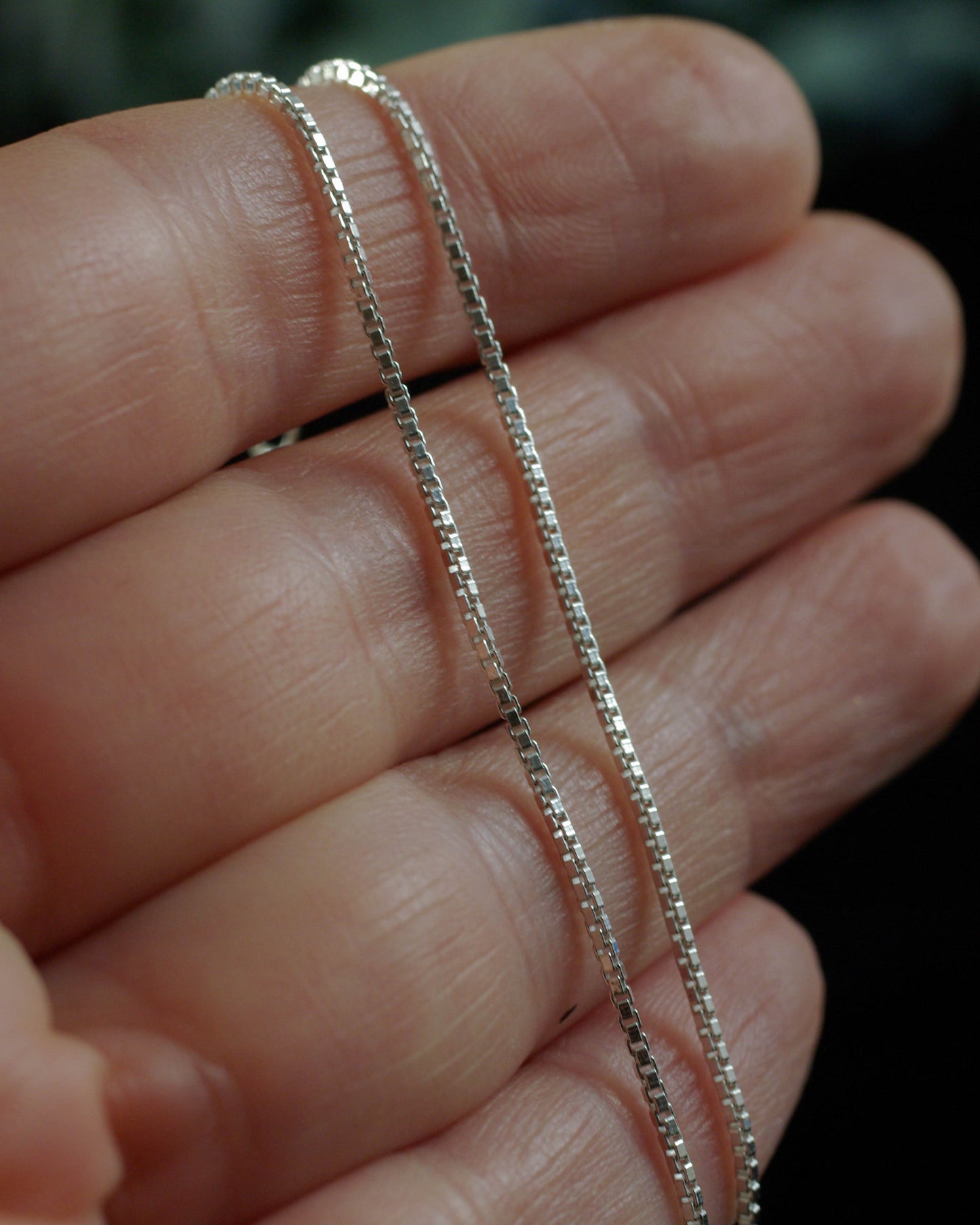 Chaîne en argent 925 maille carrée