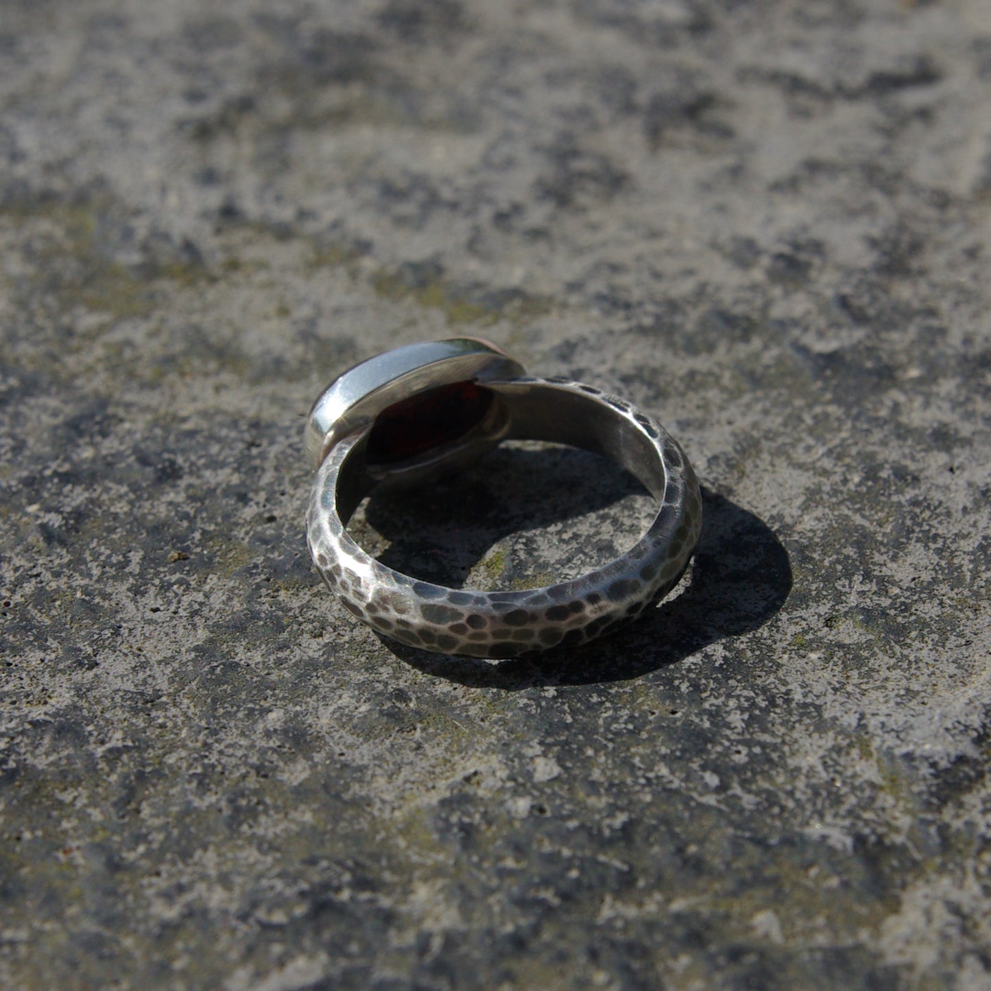 Artemis, bague en argent et opale fumée taille 53 1/2 FR