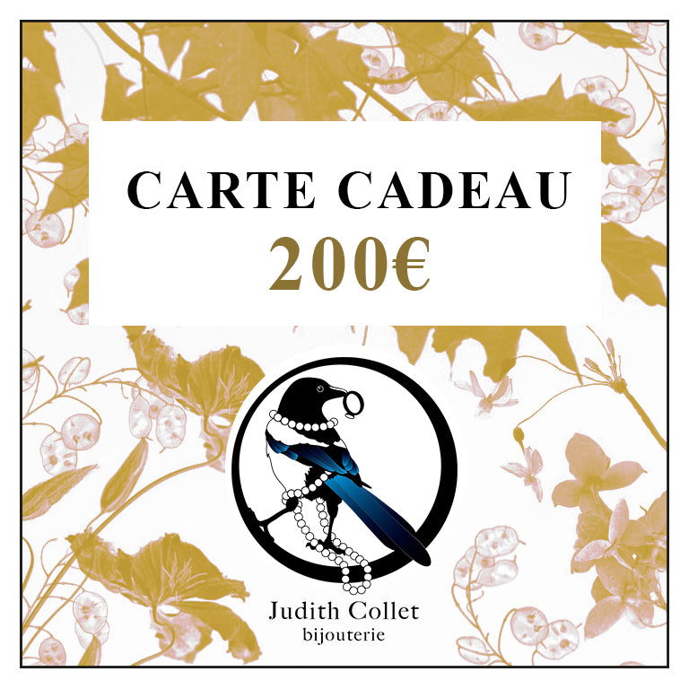 Carte Cadeau - la liberté de Choisir son Bijou