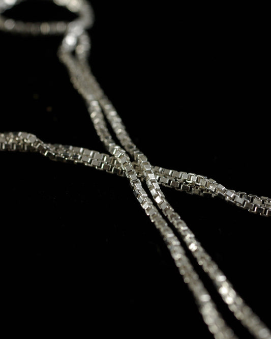 Chaîne en argent 925 maille carrée